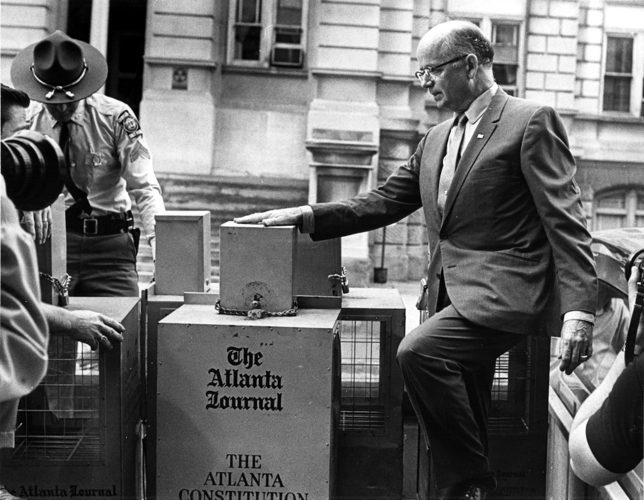 Flashback Photos: Gov. Lester Maddox feuds with AJC