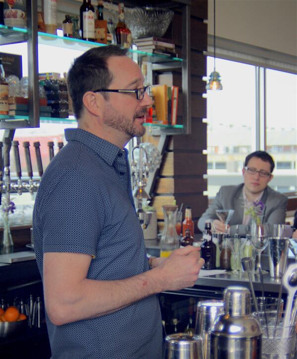 Ration and Dram's Andy Minchow (pictured) will lead a mixology class at the bar's Shaken or Stirred cocktail class on April 30. Photo by Ration and Dram.