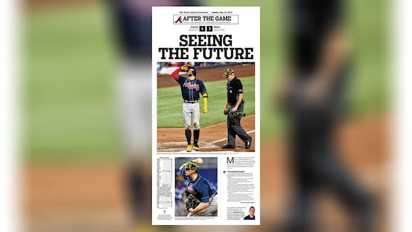 After the Game with Braves coverage in AJC ePaper Sunday, May 22, 2022.