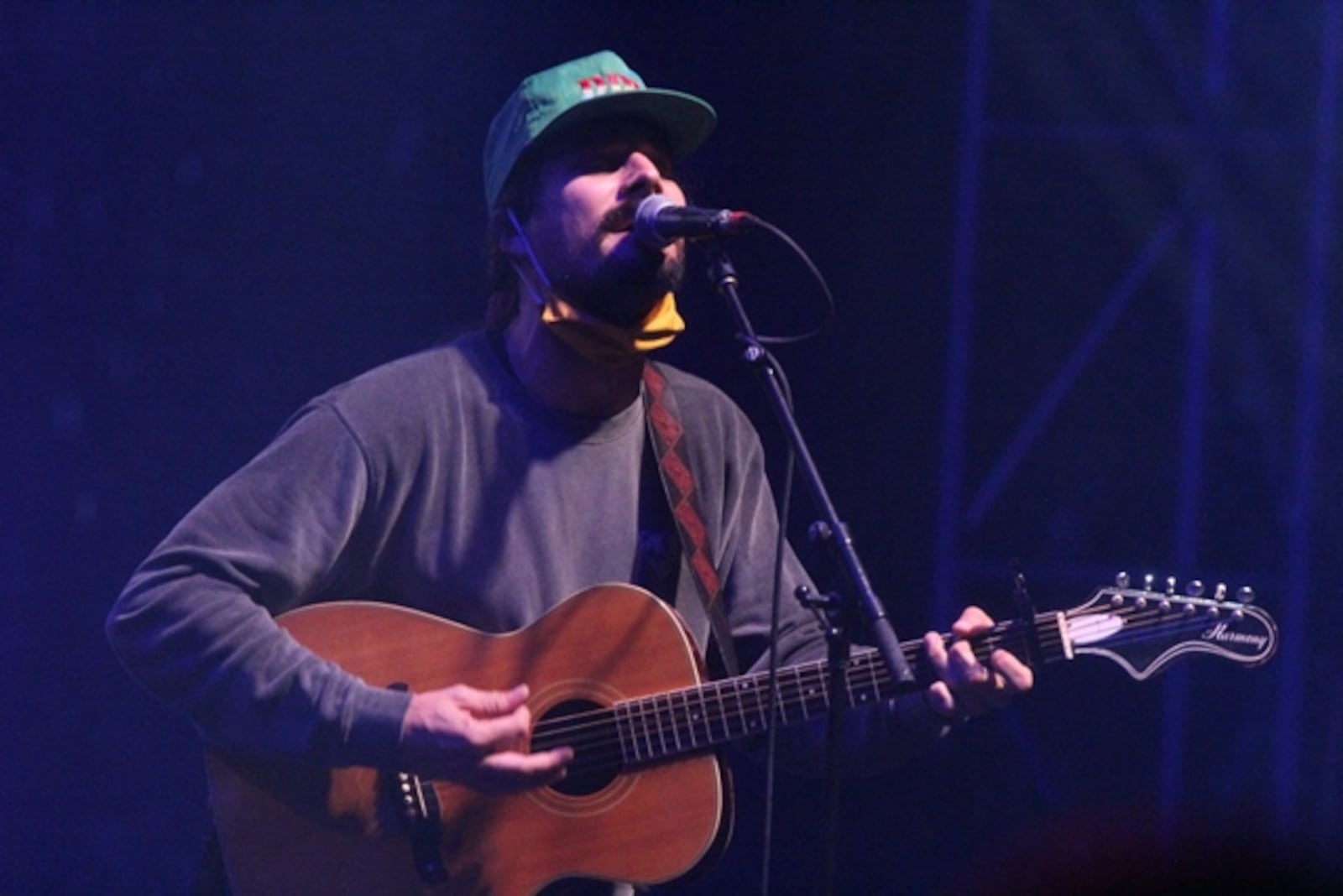 Singer/guitarist Daniel Womack of Futurebirds performs at the Big Night Out at Centennial Olympic Park on Oct. 24, 2020.