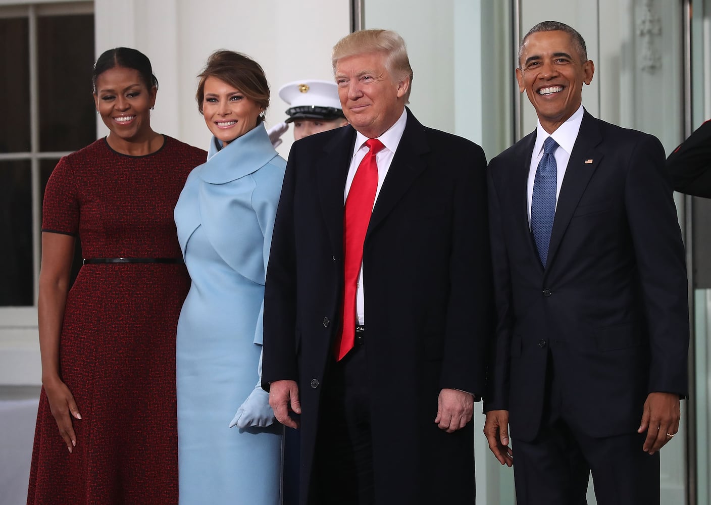 Trump, Obama at White House