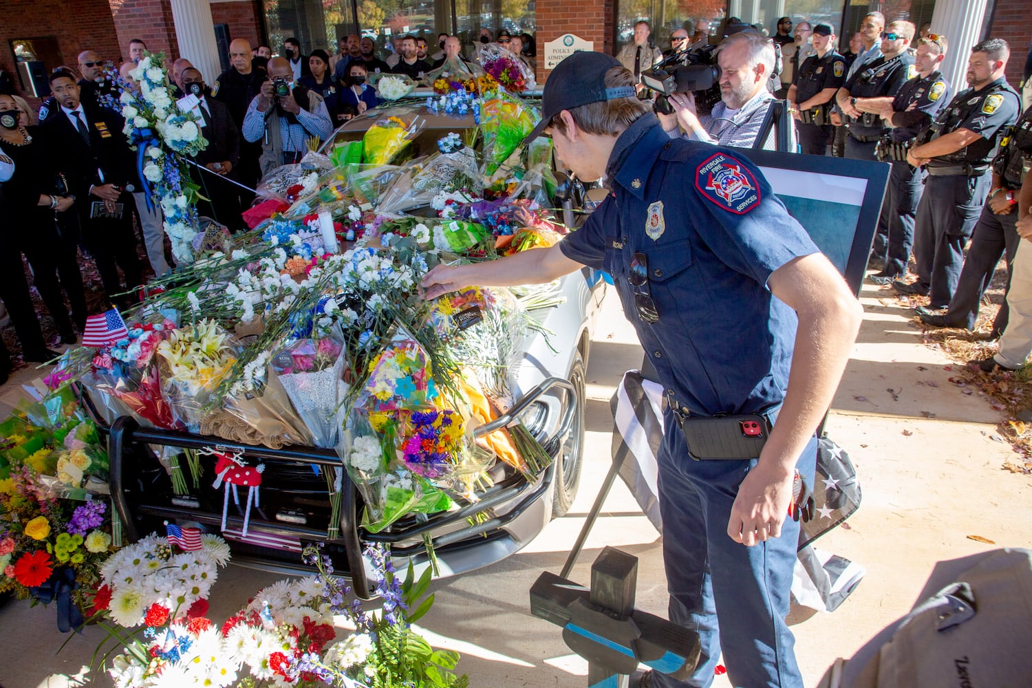 A community prayer vigil for Officer Paramhans Desai.