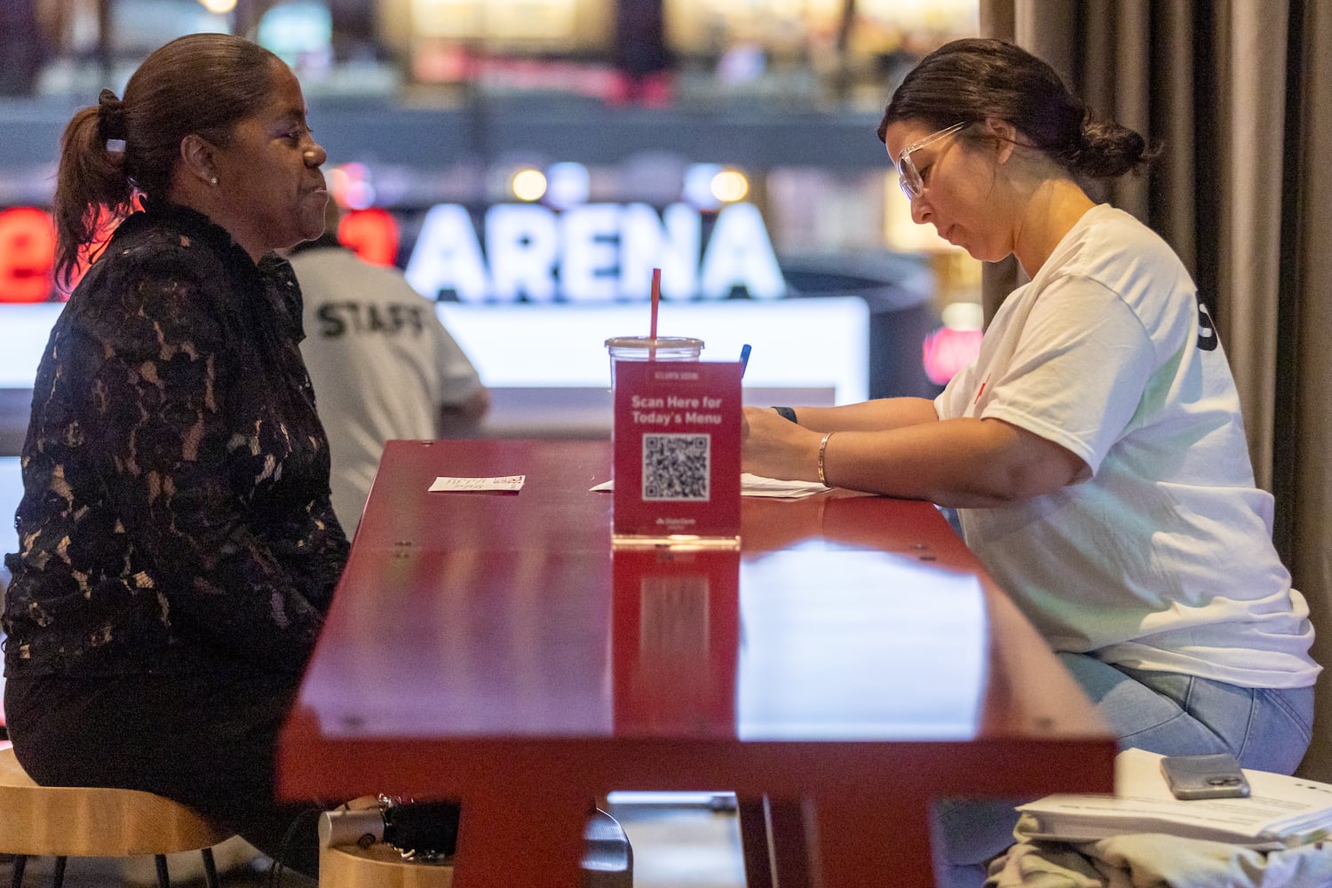 The Hawks and State Farm Arena Fair Job 