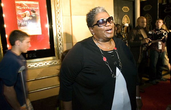 V-103 radio personality Joyce Littel walks the red carpet before the opening performance of "big" at the Fox. Big Boi and the ballet dancers are joined in the show by performers such as Sleepy Brown, Joi Gilliam, Big Rube and others.