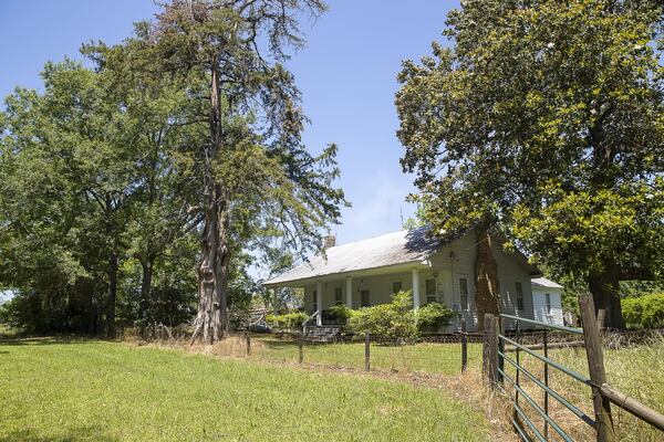 The home where Sedrick Rowe’s mother and her sisters were born in Bluffton. Rowe, who grew up in Albany, would often visit his family’s 30-acre farm in Bluffton as a child. The farmland is heirs property, meaning that it was left to his extended family instead of one owner. (ALYSSA POINTER/ALYSSA.POINTER@AJC.COM)