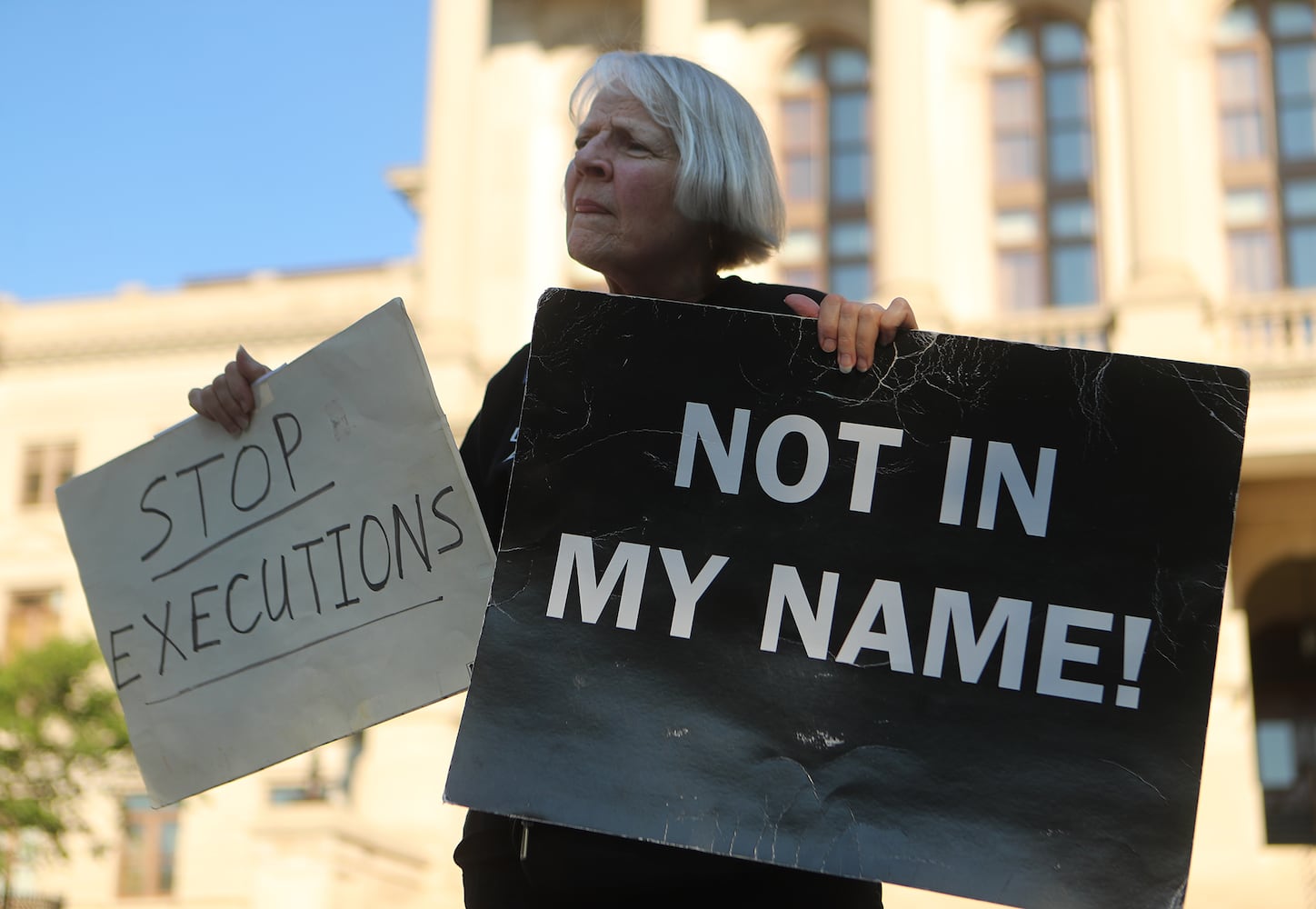 Death penalty protest at Georgia Capitol