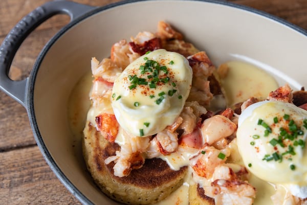 Lobster Benedict from Garden & Gun Club