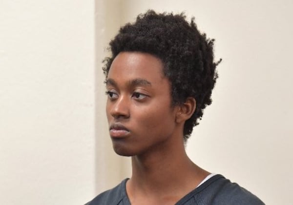 Andrew Monden stands during a bond hearing at Fulton County jail on Wednesday, September 20, 2017. (HYOSUB SHIN / HSHIN@AJC.COM)