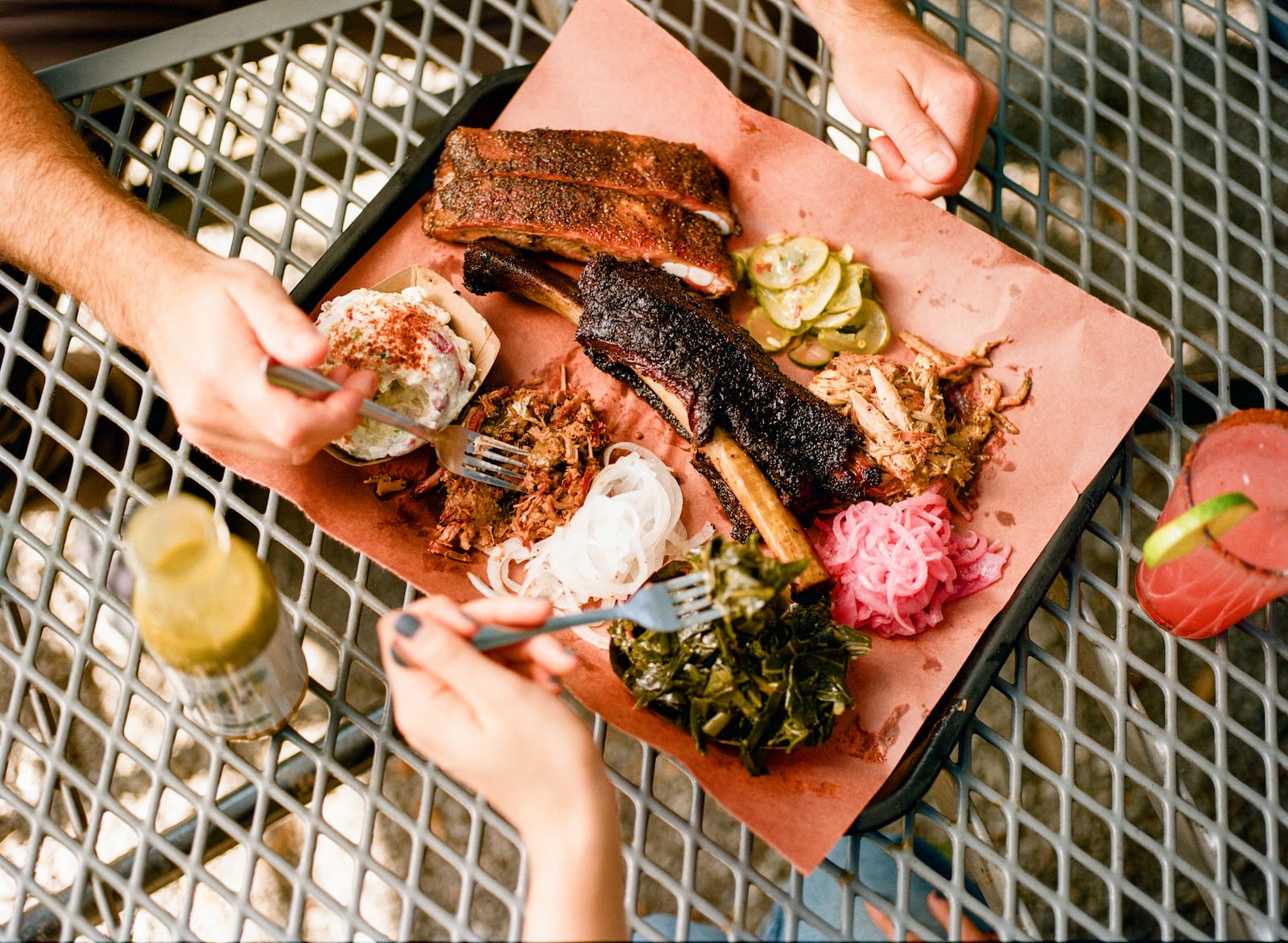 Central Texas-style smoked meats are on the menu at Lewis Barbecue.