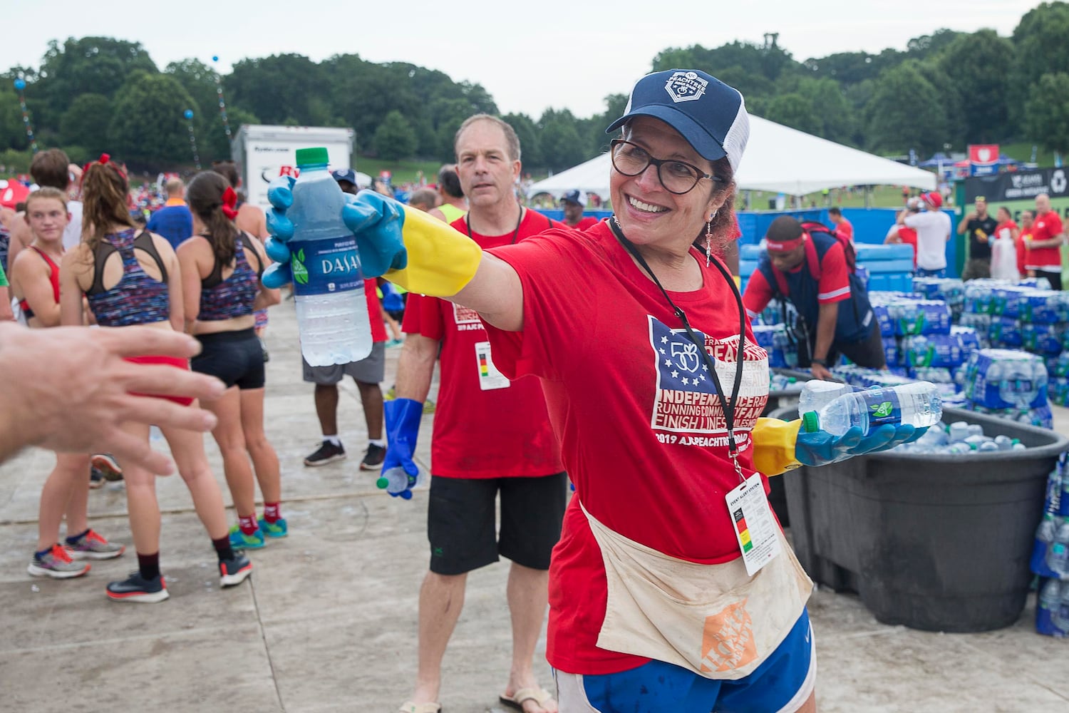 PHOTOS: Scenes at 2019 AJC Peachtree Road Race