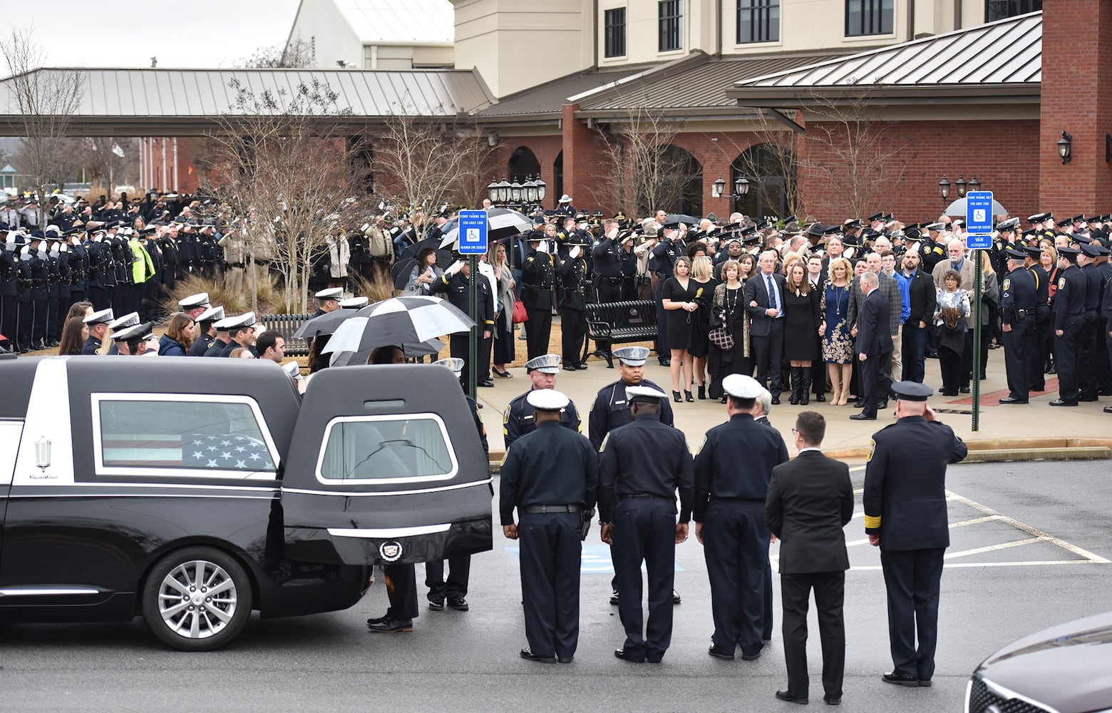 Photos: The funeral for Henry officer Michael Smith