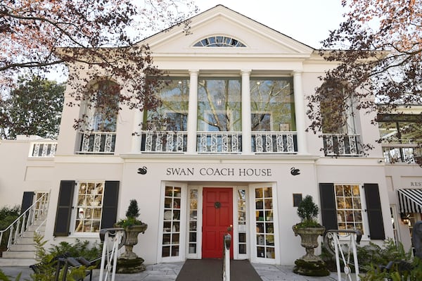 Swan Coach House Restaurant shares space with an art gallery, a gift shop and event spaces. ​​​(Hyosub Shin / AJC)