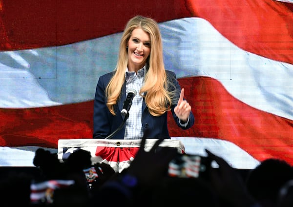 U.S. Sen. Kelly Loeffler's appearance at Ebenezer Baptist Church, where the Rev. Raphael Warnock is the senior pastor, provided material for one of Warnock's ads trying to demonstrate he was not the "radical" she said he was. (Hyosub Shin / Hyosub.Shin@ajc.com)