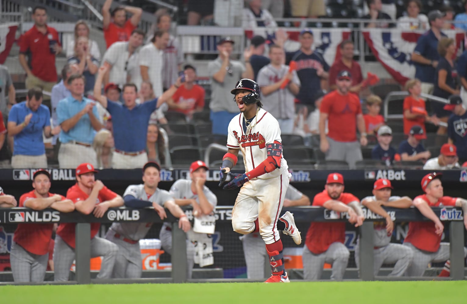 Photos: Braves drop Game 1 to the Cardinals