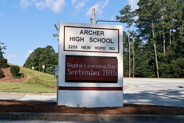 Archer High School in Lawrenceville as seen on Thursday, September 1, 2022. (Natrice Miller./ natrice.miller@ajc.com/)