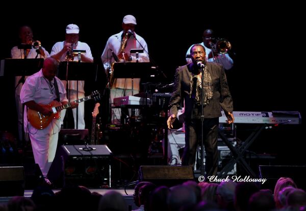 Eddie Levert's sassy personality was frequently on display. Photo: Chuck Holloway/Special to the AJC.