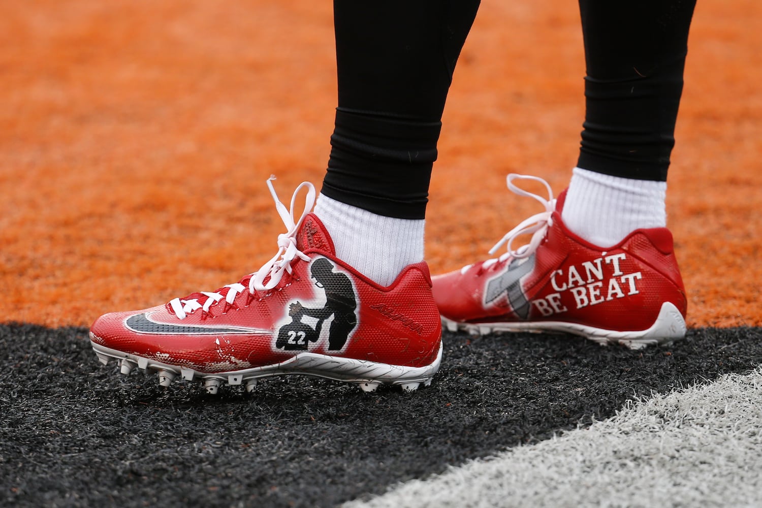 NFL players wear unique cleats