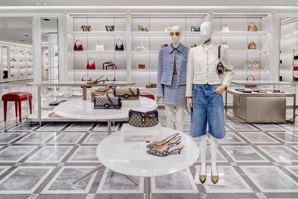 Gucci opened a relocated and expanded location at Lenox Square in March 2024.