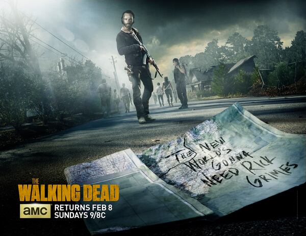 Andrew Lincoln as Rick Grimes - The Walking Dead _ Season 5B, Key Art - Photo Credit: Courtesy of AMC