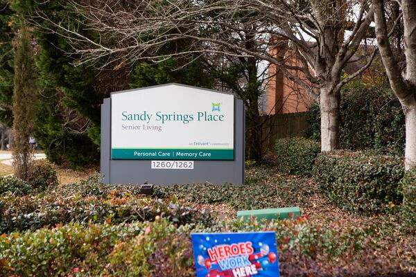 In addition to the local police investigation, inspectors from the state opened their own case regarding conditions at Sandy Springs Senior Complex, and cited the home with 10 violations with a fine of $1,803. (Christina Matacotta for The Atlanta Journal-Constitution)