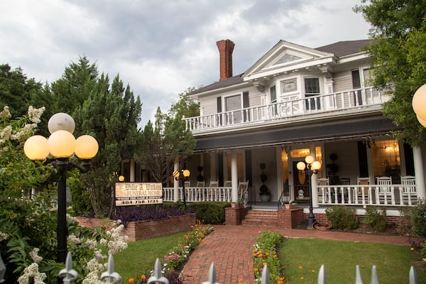 The exterior of the Willie A. Watkins Funeral Home in Atlanta's West End community, Tuesday, July 21, 2020. (ALYSSA POINTER / ALYSSA.POINTER@AJC.COM)