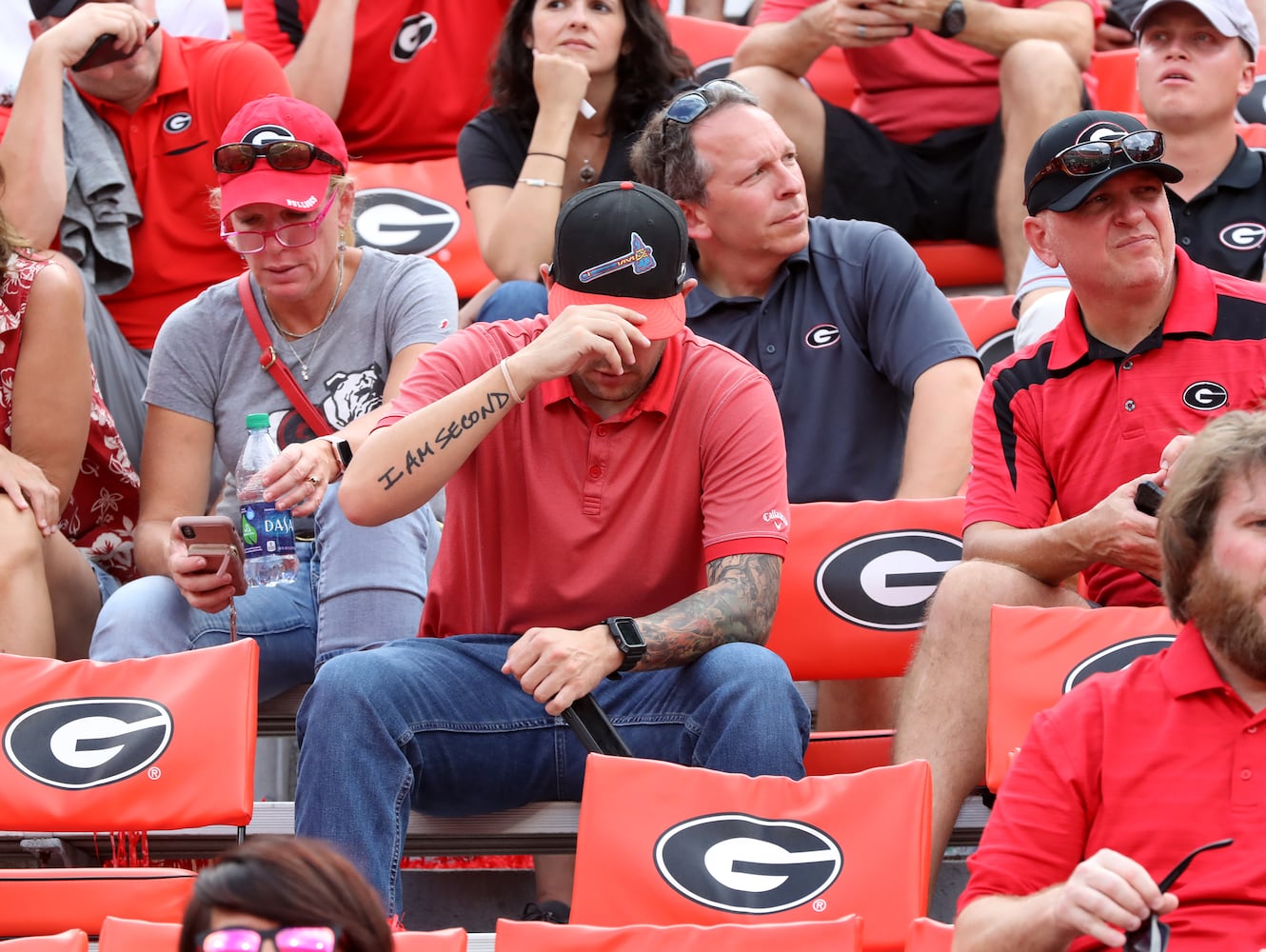 Photos: No. 3 Bulldogs are stunned by South Carolina