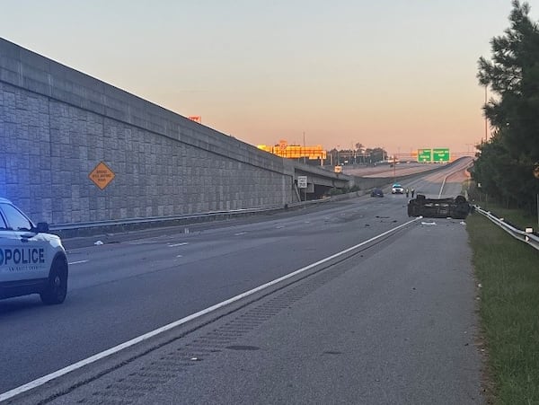 Gwinnett County police are investigating a three-vehicle crash that killed five people and injured three others early Monday morning. Police say a vehicle went over the raised ramp and fell onto Pleasant Hill Road.