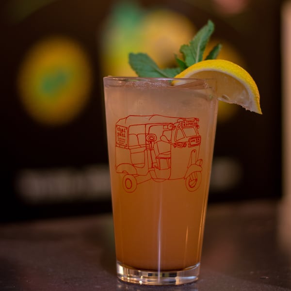 Chai Pani's Jal Jeera has spicy depth with a flick of lifting ginger bubbles. / Courtesy of Chai Pani Restaurant Group