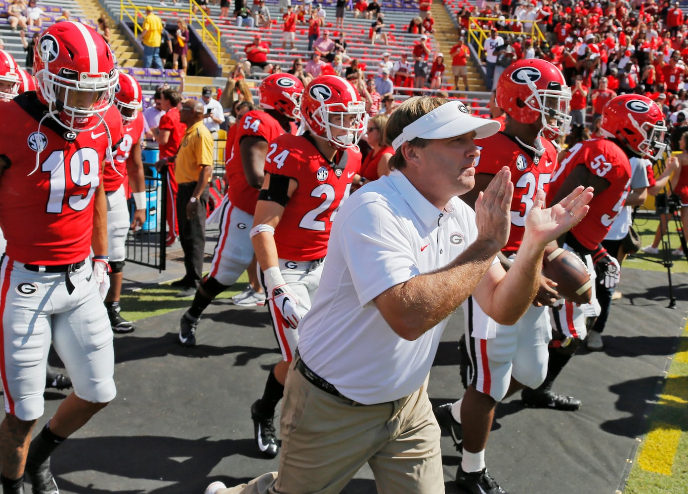 Photos: Bulldogs get big SEC test from LSU