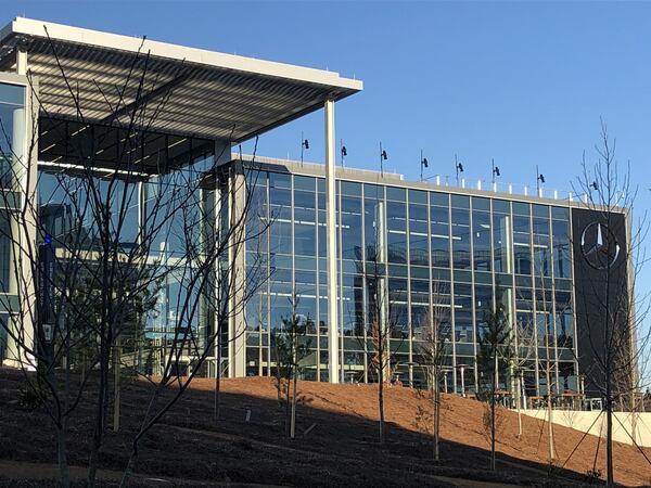 Mercedes-Benz USA opened its new headquarters in Sandy Springs where the company will eventually house about 1,000 workers. J. Scott Trubey/strubey@ajc.com