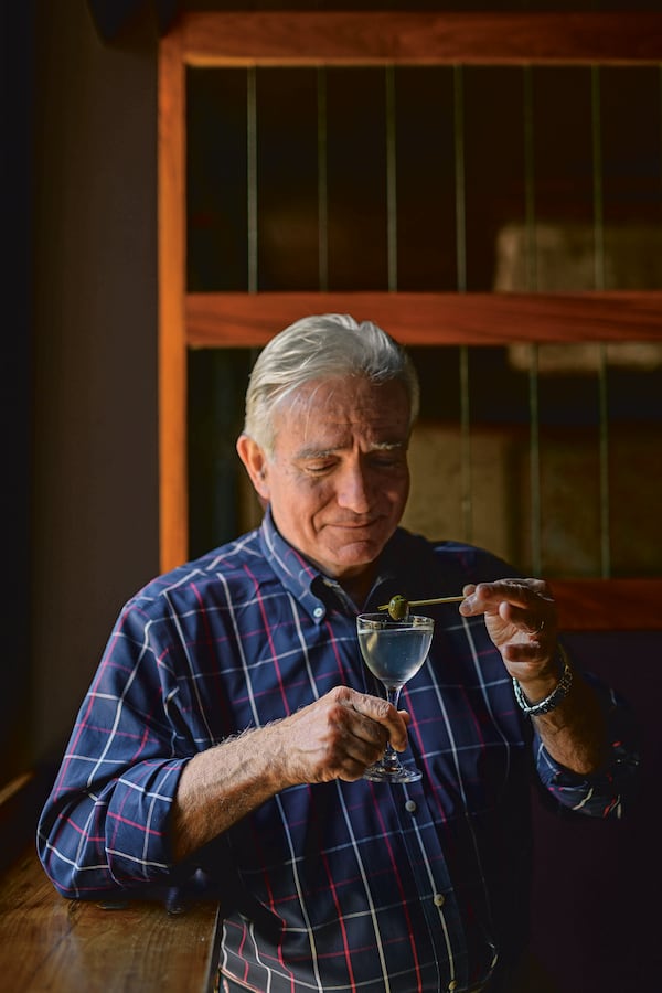 Dale DeGroff, known as a founding father of the modern cocktail revival, offers a tutorial in the art of bartending in "The New Craft of the Cocktail." Courtesy of Daniel Krieger