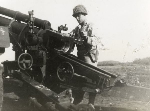 Hilbert Margol manned a Howitzer, a type of artillery that can fire over high trajectories.