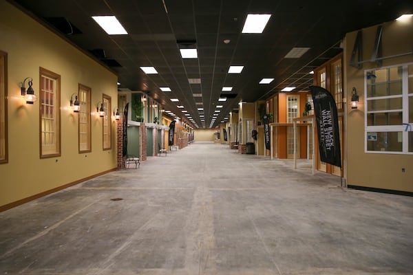 Inside the New Black Wall Street Market at the soft opening of the initiative for minority-owned businesses in Stonecrest, Georgia, on Saturday, May 29, 2021. (Rebecca Wright for The Atlanta Journal-Constitution)