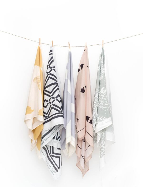 Atlanta-made Bene Scarves are simple and elegant. A purchase of a silk scarf will help you look good — and do some good. Contributed by benescarves.com