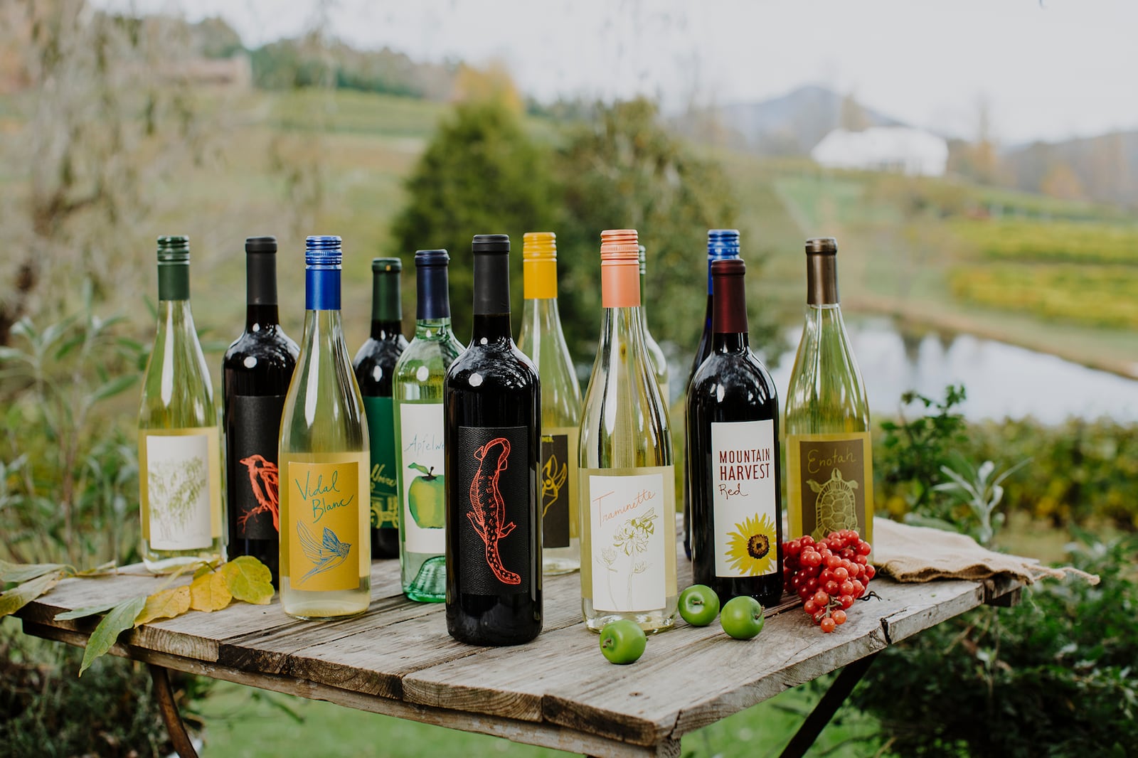 There are a variety of award-winning wines from Crane Creek Vineyards. 
(Courtesy of Crane Creek Vineyards.)