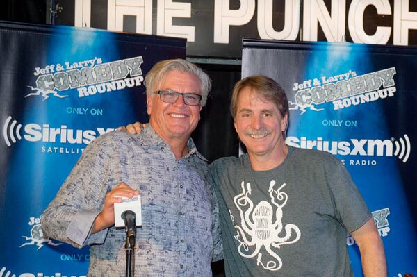  ATLANTA, GA - SEPTEMBER 20: Comdians Ron White and Jeff Foxworthy onstage during the 'A Comic Mind' event at The Punchline Comedy Club on September 20, 2017 in Atlanta, Georgia. (Photo by Marcus Ingram/Getty Images for SiriusXM)