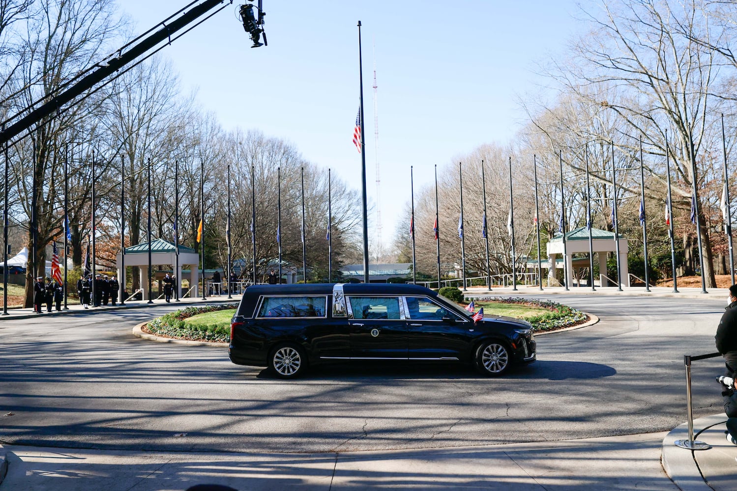 Jimmy Carter departure ceremony