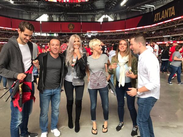 Random picture of us beIN Sports on air crew all there that day! (L-R Matteo Bonetti, Eric Krakauer, Kaylyn Kyle, Terri Leigh, Kay Murray, Kevin Egan)