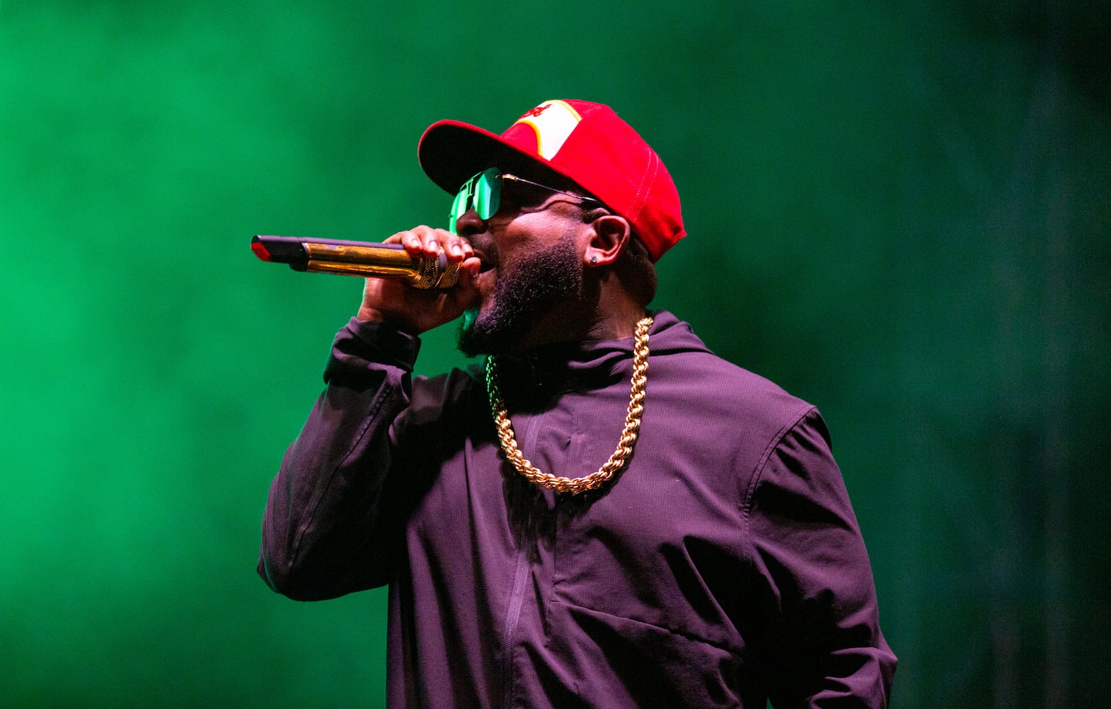 Atlanta rap icon Big Boi played the final show of the "Big Night Out" concert series at Centennial Olympic Park on Oct. 25, 2020.