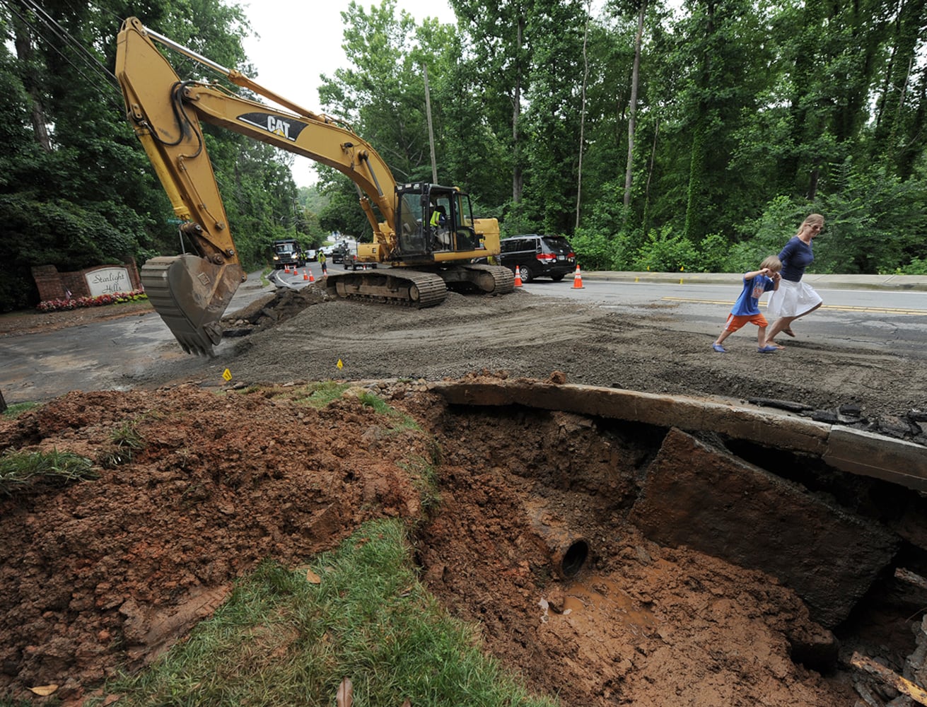 Some of metro Atlanta's biggest sinkholes