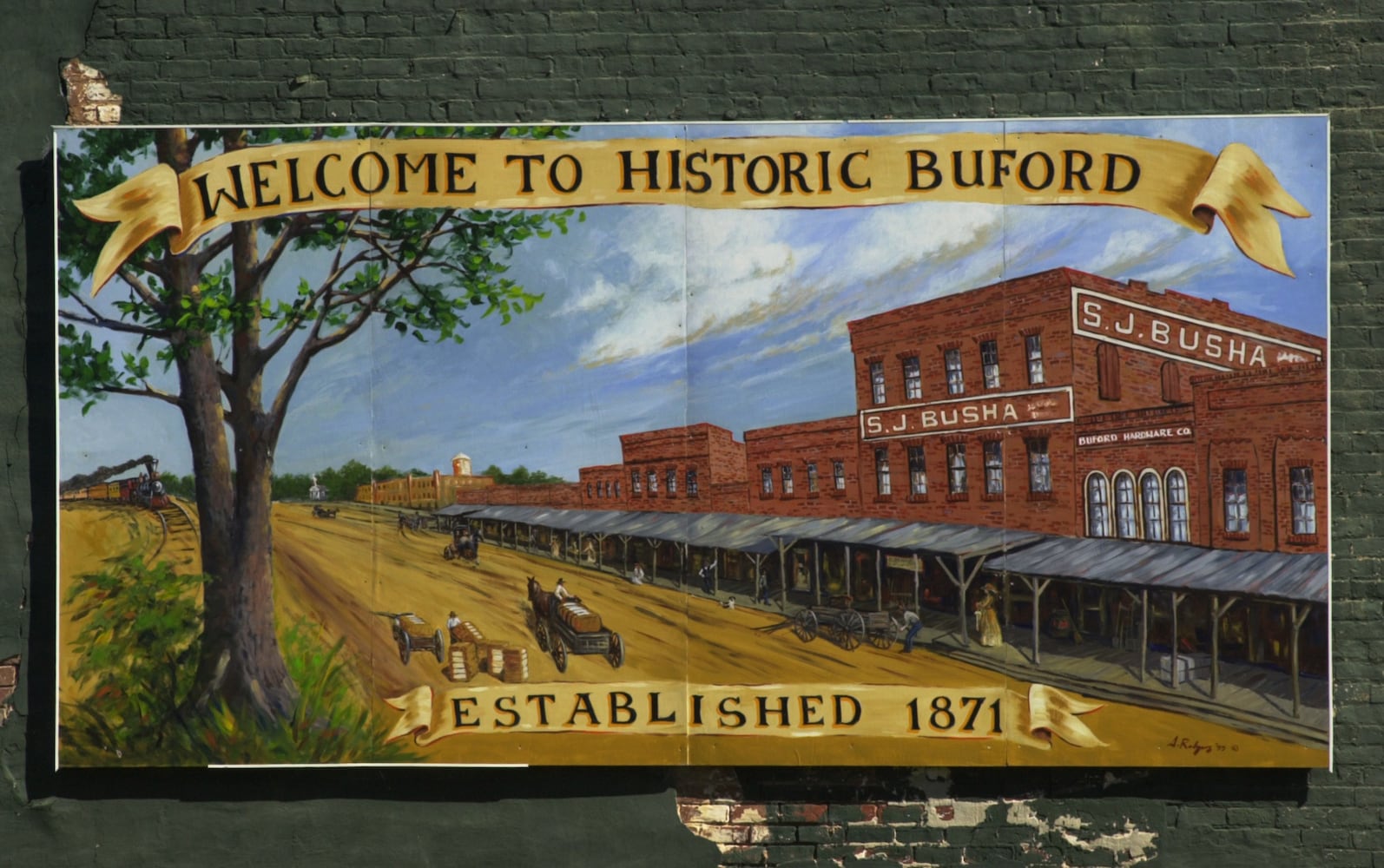 Historic Buford downtown through the years