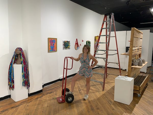 The Bakery gallery director Willow Goldstein in her downtown space.
Courtesy of Willow Goldstein