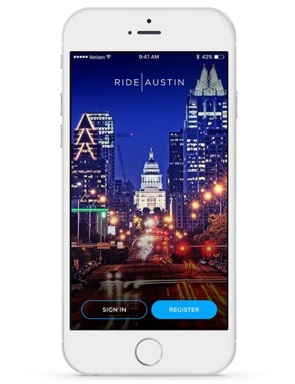 This is what Austinites will see if they download the app from RideAustin, a nonprofit, Austin-only ride-hailing company that will launch in mid-June.