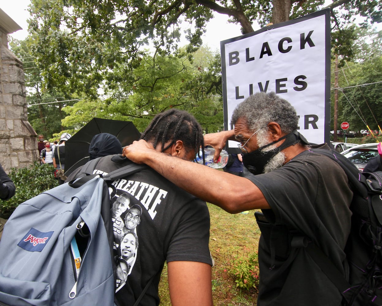 Stone mountain protest