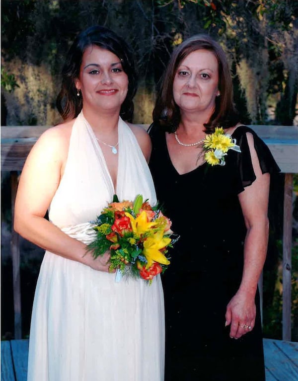 Bonnie Rocheleau (right), family photo