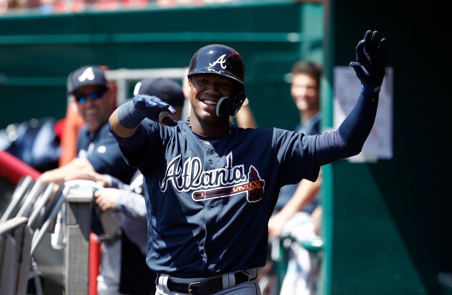 Photos: Ronald Acuna has deep impact in Braves’ second game