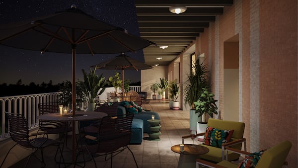 Rendering of St. Julep at Kimpton Sylvan Hotel / Courtesy of Kimpton Hotels and Restaurants