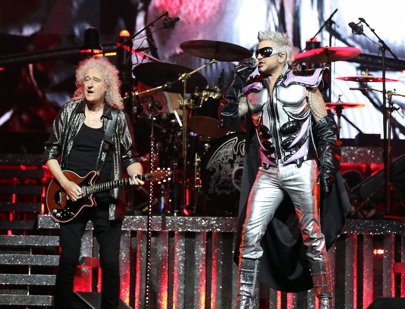 Queen + Adam Lambert rocked sold out State Farm Arena on Monday, October 23, 2023.
Robb Cohen for the Atlanta Journal-Constitution