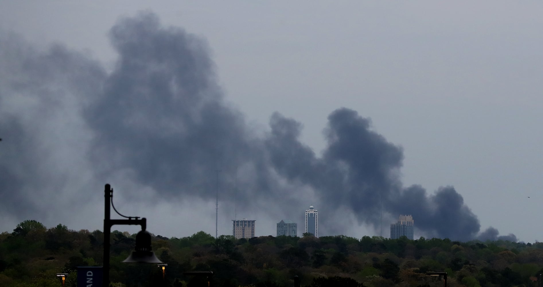 PHOTOS: When Atlanta’s I-85 caught fire, collapsed on March 30, 2017