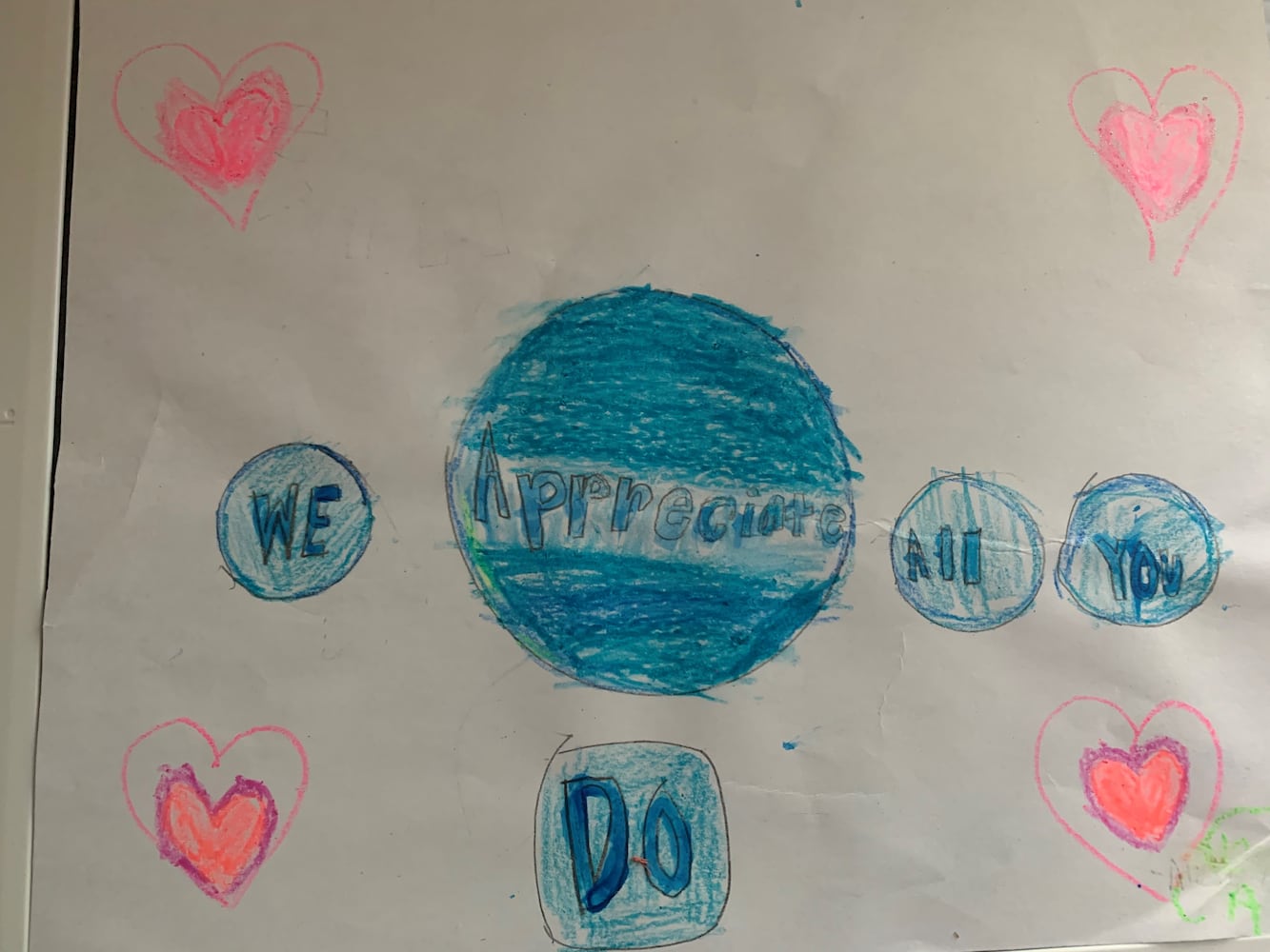 Art from the Heart: Kids thank front-line workers